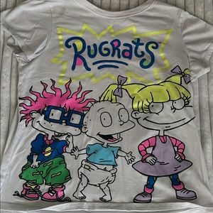 Children rugrats t-shirt that I use as a fitted crop top